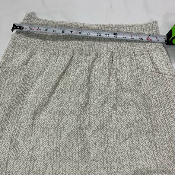 PrAna Sugar Pine Athletic Skirt Speckle Stretchy Activewear Size L Pockets Aline - Picture 11 of 11